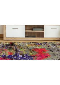 Arte Espina, Teppich &raquo;Vintage 5207&laquo; rechteckig 4 mm H&ouml;he Pflegeleicht und robust, Flachflor, modernes Design, Multi, Obermaterial: 100% Modacryl, B : 