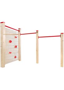 Weka, Kletterger&uuml;st &raquo;Tabaluga&laquo; Gesamth&ouml;he: 167 cm, natur, Holzwerkstoff, B/H: 9 cm x 167 cm, natur