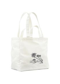 Vivance , Shopper »Strandtasche«, Sommertasche, Schultertasche, Badetasche mit Palmenmotiv VEGAN , creme