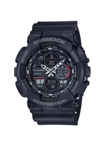 Casio G-SHOCK, Damen, Chronograph Quarzuhr, Armbanduhr, Herrenuhr, digital, bis 20 bar wasserd.Resinarmband, schwarz-rot, schwarz-rot, Maskuliner 