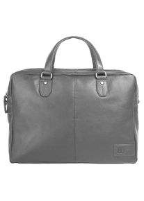 Bodenschatz, Damen, Aktentasche echt Leder, schwarz, schwarz, H&ouml;he 40 cm x Breite 31 cm x Tiefe 11 cm