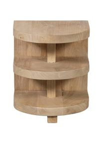 Woood, Beistelltisch &raquo;Milan&laquo; aus Mangoholz, H 42 cm x B 36 cm, Nat&uuml;rlich, B/H/T: 36 cm x 42 cm x 36 cm, Nat&uuml;rlich
