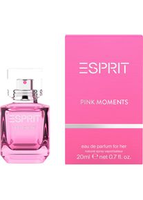 Esprit , Eau de Parfum »PINK MOMENTS for her EdP 20ml«, Fruchtig-sinnlicher Duft, der Unschuld und Leidenschaft vereint. , transparent , Eau de Parfum