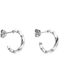 PURELEI, Damen, Paar Creolen &raquo;Schmuck Geschenk Kelani Ohrringe&laquo;, edelstahlfarben, edelstahlfarben, Kleine, glanzvolle Akzente am Ohr sind diese 