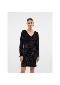 Véro Moda Vero Moda , Partykleid »VMBELLA LS SHORT 2-WAY DRESS JRS«, mit Glitzer Pailletten , Black Detail:Black sequins , N-Gr , XL (42) -N-Gr , XL (42) ,...
