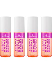 Essence , Körperspray »JUICY BOMB PARTY body mist 01«, (Packung, 4 tlg.), Reisefreundliches Flakon, hält den ganzen Tag, riecht fruchtig-blumig. ,...