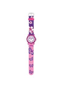 Scout , Jungen , Quarzuhr »The IT-Collection« Armbanduhr, Kinderuhr, Mädchen, Blumen, Schmetterlinge, Geschenk , bunt , Schicke Armbanduhr für Mädchen