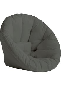 Karup Design, Gartensessel &raquo;Nido&laquo; OUT, dunkelgrau, Webstoff, dunkelgrau