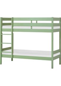 Hoppekids, Etagenbett &raquo;ECO Comfort Kinderbett 90x200 oder 70x160 aus Massivholz in 4 Farben&laquo; T&Uuml;V, FSC und Nordisches Umweltzeichen &ndash; wahlweise mit 