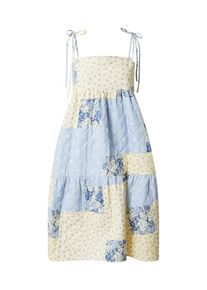 EDITED Sukienka 'Delila' dla kobiet beżowy / kremowy / atramentowy / jasnoniebieski Rozmiar 34