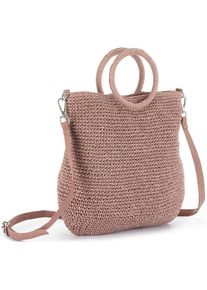 Vivance , Handtasche »Henkeltasche«, Schultertasche, Minibag, Strandtasche, Sommertasche, Crossbody Bag , rose