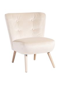 Max Winzer , Sessel »Nikki, Loungesessel, Retro und modern, mit geschwungener Rückenlehne«, Knopfheftung, weicher Samtvelours in aktuellen Farben...