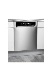 Bauknecht, Unterbaugeschirrsp&uuml;ler &raquo;OBKUC 3C26 F X (2)&laquo; 14 Ma&szlig;gedecke, silberfarben,