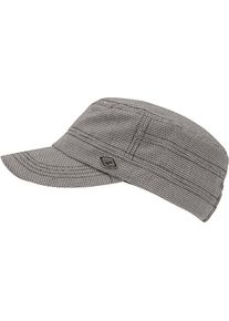 Chillouts , Army Cap »Heraklion Hat« aus Naturfasern mit verstellbarem Verschluss & urbanem Charakter , weiß-schwarz