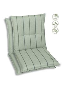 GO-DE, Sesselauflage &raquo;Sesselauflage nieder&laquo; Olefin, blau, Olefin (Polypropylen), B/H/T: 50 cm x 100 cm x 48 cm, blau