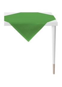 Apelt , Mitteldecke »Arizona, Uni-Basic«, (1 St.), Leinenoptik , grün , B/L: 95 cm x 95 cm