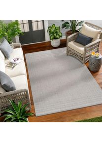 Livabliss , Teppich »ISLAND« rechteckig 5 mm Höhe , grau , Obermaterial: 100% Polypropylen , B : 120 cm 1 Stk.