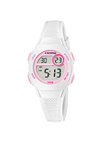 Calypso Watches , Chronograph »Junior Collection«, Quarzuhr, Kinderuhr, Datum, digital, Stoppfunktion, ideal als Geschenk , weiß , Zauberhafter...