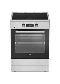 Beko , Induktions-Standherd »FSM69301SXT 7724086781«, mit 1-fach-Teleskopauszug , edelstahl , 1-fach Teleskopauszug