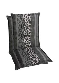 GO-DE, Sesselauflage &raquo;Sesselauflage mittel&laquo;, grau, Baumwolle, Polyester, B/H/T: 50 cm x 108 cm x 48 cm, grau