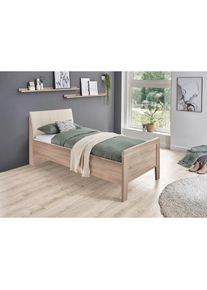 Wiemann, Polsterbett &raquo;Bern&laquo; 4-fach Liegeh&ouml;henverstellung, Eiche-S&auml;gerau-Dekor + Eiche-S&auml;gerau-Dekor + Eiche-S&auml;gerau-Dekor, Liegefl&auml;che L&auml;nge Breite: 