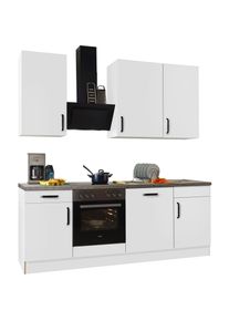Wiho-Küchen wiho Küchen , Küchenzeile »"Simi", wahlweise mit E-Geräten, mit verstellbaren Füßen« Soft-Close-Funktion in Schubkästen und Auszügen, Breite 220 cm...