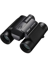 Nikon, Fernglas &raquo;STABILIZED 10X25&laquo;, Schwarz, Der gro&szlig;e, leichtg&auml;ngige zentrale Fokussierknopf verf&uuml;gt &uuml;ber ein geriffeltes Design, mit dem sich die 