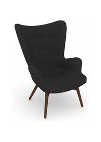 Max Winzer , Sessel »build-a-chair Arne, Hochlehnsessel«, im Retrolook, zum Selbstgestalten, Hochlehner , schwarz