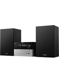 Philips , Stereoanlage »TAM3205M2/12«, (Bluetooth 20 W) , schwarz/silber , CD-Klassiker, Radio, Streaming und mehr