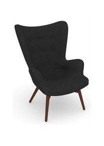 Max Winzer , Sessel »build-a-chair Arne, Hochlehnsessel«, im Retrolook, zum Selbstgestalten, Hochlehner , schwarz