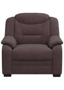 COTTA, Sessel &raquo;Marcus&laquo; mit hoher R&uuml;ckenlehne, charcoal, 100% Polyester, Struktur weich, charcoal