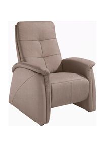 exxpo - sofa fashion , Sessel »Tivoli, Hochlehnsessel, Relaxsessel, Kinosessel, bequem«, (Set), mit Relaxfunktion, schmale Armlehnen , beige