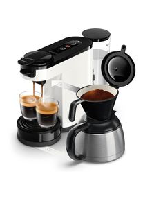 Philips Senseo , Kaffeepadmaschine »Switch HD6592/64, 2-in-1 Pad und Filterkaffee«, 1 l Kaffeekanne, aus 26% rec. Plastik , Star White