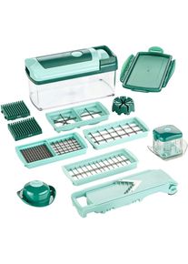 Genius , Zerkleinerer »Nicer Dicer Fusion inkl. XXL-Messereinsatz 12 x 36 mm, Set 14-tlg«, ND Fusion werden eine Vielzahl von Schneidgeräten in...