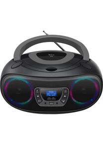 Denver , Digitalradio (DAB+) »DAB+ Boombox Mit DAB+/FM-Radio, Bluetooth-Funktion, pink«, (Bluetooth Digitalradio (DAB+)-FM-Tuner 1,80 W) , Grau ,...