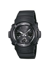 Casio G-SHOCK, Herren, Funkchronograph Solaruhr, Armbanduhr, Herrenuhr, digital bis 20 bar wasserd.Resinarmband, grau-schwarz, grau-schwarz, Markanter