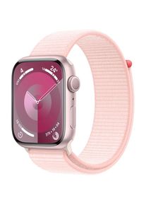 Apple , Smartwatch »Watch Series 9 Aluminium«, (4,5 cm / 1,77 Zoll), Watch OS 10, Sport Loop , Rosa/Rosa