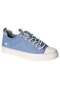 Mustang Shoes , Slip-On Sneaker, Slipper, Schlupfschuh, Freizeitschuh mit farbiger Sohleneinfassung , hellblau , 36 , 36 , Zum Schlupfen, mit...