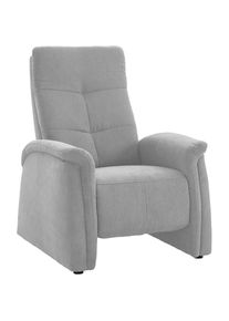 exxpo - sofa fashion , Sessel »Tivoli, Hochlehnsessel, Relaxsessel, Kinosessel, bequem«, (Set), mit Relaxfunktion, schmale Armlehnen , silber