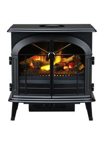 Dimplex, Elektrokamin &raquo;Stockbridge&laquo; schwarz, mit Heizung, Fernbedienung, 3D Optimyst Flammeneffek, schwarz, schwarz