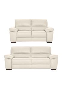 Calia italia , Polstergarnitur »Gaia, hochwertige Garnitur aus 2-Sitzer und 3-Sitzer, edles Design«, (Set, 2 tlg.), Ledergarnitur, in zwei...