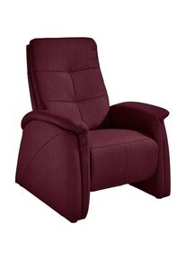 exxpo - sofa fashion , Sessel »Tivoli, Hochlehnsessel, Relaxsessel, Kinosessel, bequem«, (Set), mit Relaxfunktion, schmale Armlehnen , bordeaux