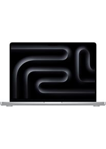 Apple , Notebook »MacBook Pro 14'' M4 Pro«, 35,97 cm, / 14,2 Zoll, M4 Pro, 16-Core GPU, 512 GB SSD , silver , 12MP Kamera, drei Mikrofonen in...