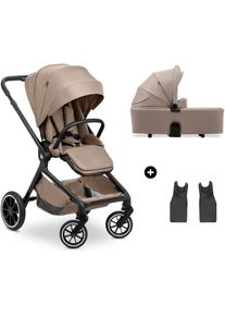 hauck, Kombi-Kinderwagen &raquo;Move N Care Set&laquo; 22 kg belastbar bis 22 kg, mocca, Kombi-Kinderwagen