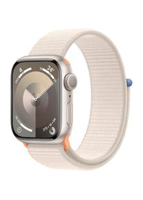 Apple , Smartwatch »Watch Series 9 Aluminium«, (4,1 cm / 1,69 Zoll), Watch OS 10, Sport Loop , Polarstern/Polarstern