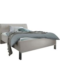 Wiemann, Futonbett &raquo;Quito&laquo; 4-fach Liegeh&ouml;henverstellung, Champagner-Dekor/Kunstleder Champagner, Liegefl&auml;che L&auml;nge Breite: 200 cm x 140 cm, Champagner