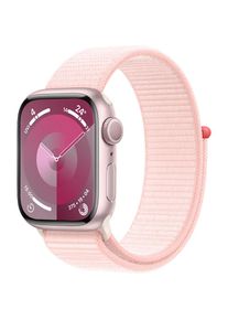 Apple , Smartwatch »Watch Series 9 Aluminium«, (4,1 cm / 1,69 Zoll), Watch OS 10, Sport Loop , Rosa/Rosa