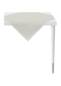 Apelt , Mitteldecke »Arizona, Uni-Basic«, (1 St.), Leinenoptik , hellgrau , B/L: 95 cm x 95 cm
