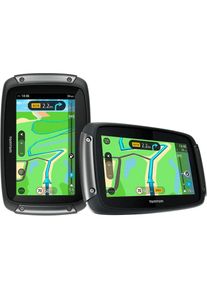 TomTom , Motorrad-Navigationsgerät »Rider 500« , schwarz , Stauvermeidung dank TomTom Traffic über Ihr Smartphone