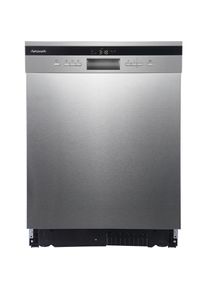 Hanseatic, Unterbaugeschirrsp&uuml;ler &raquo;HGU6082C14T7735EI&laquo; 14 Ma&szlig;gedecke, silberfarben, Verschmutzungserkennung